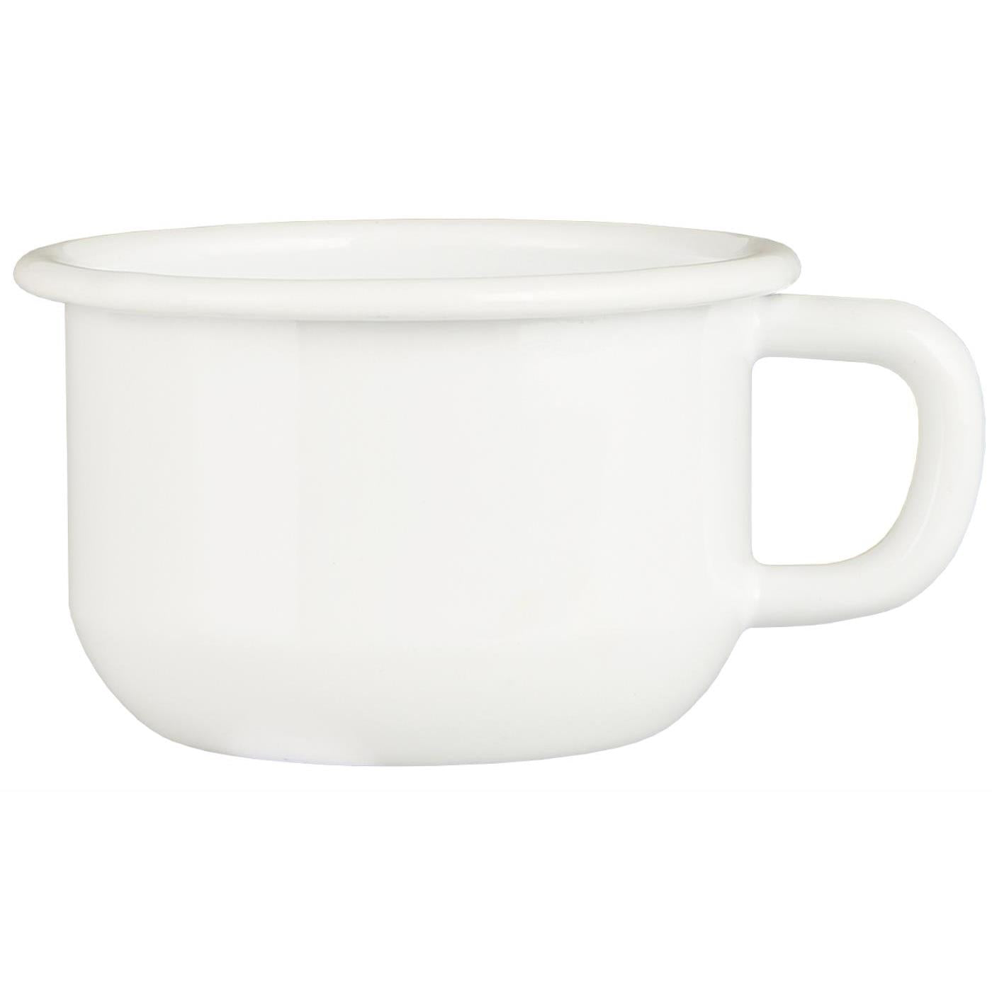 Tasse Emaille weiß von IB Laursen
