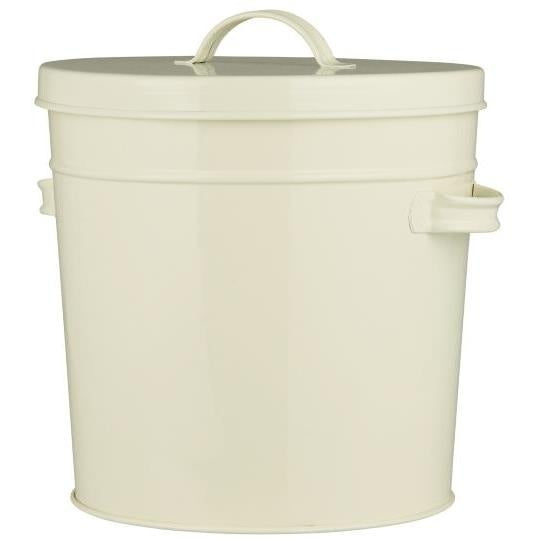Eimer mit Deckel, creme, 5Ltr. von IB Laursen