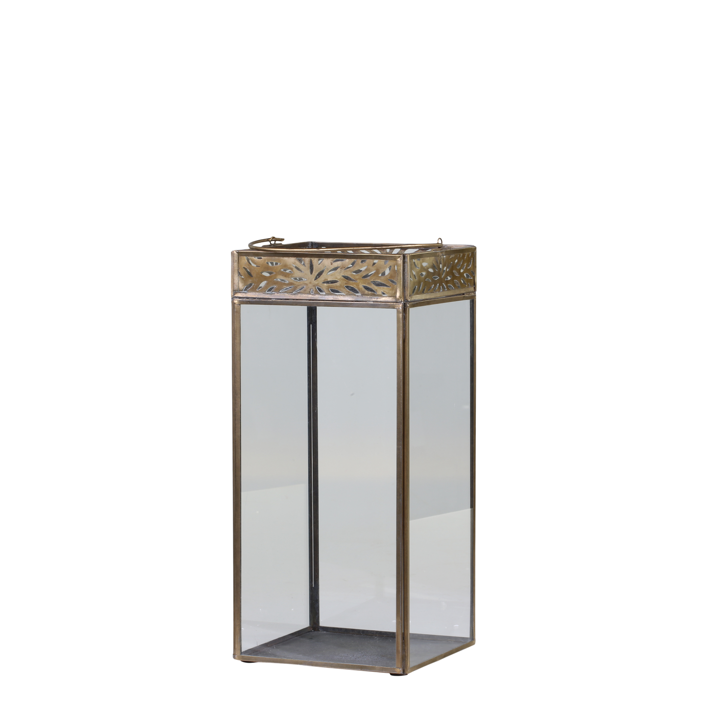 Laterne mit Dekorkante,groß oder klein von Chic Antique