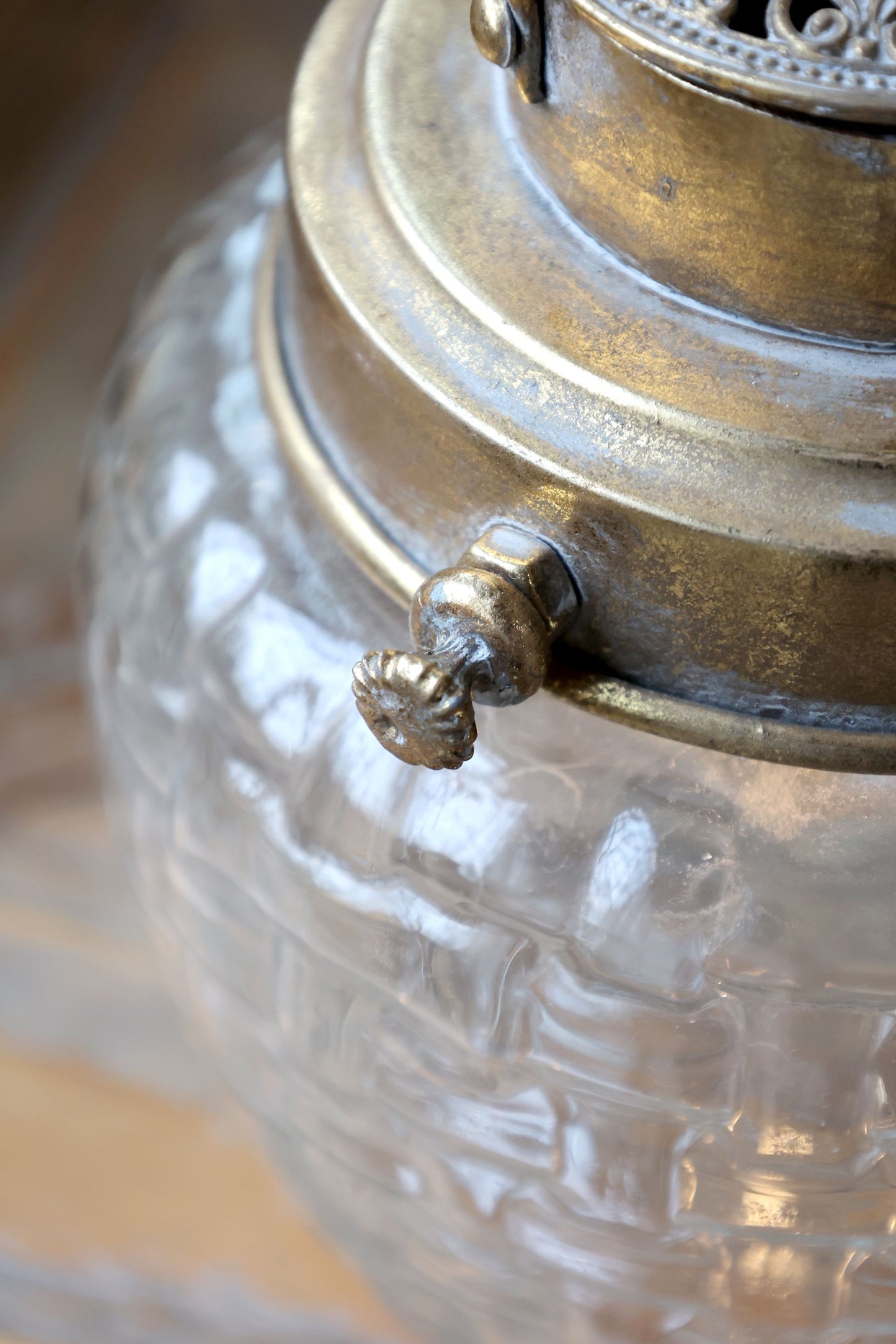 Französische Stalllaterne inkl. Birne & Timer von Chic Antique