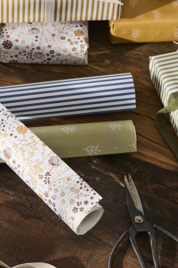 Papierrolle mit blauen Streifen von IB Laursen