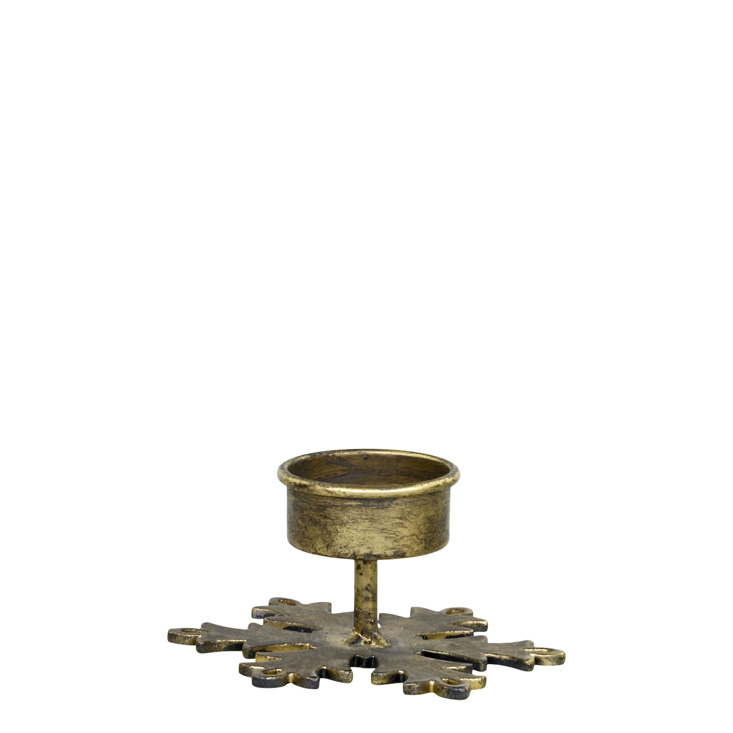 Teelichthalter mit Schneeflocke von Chic Antique