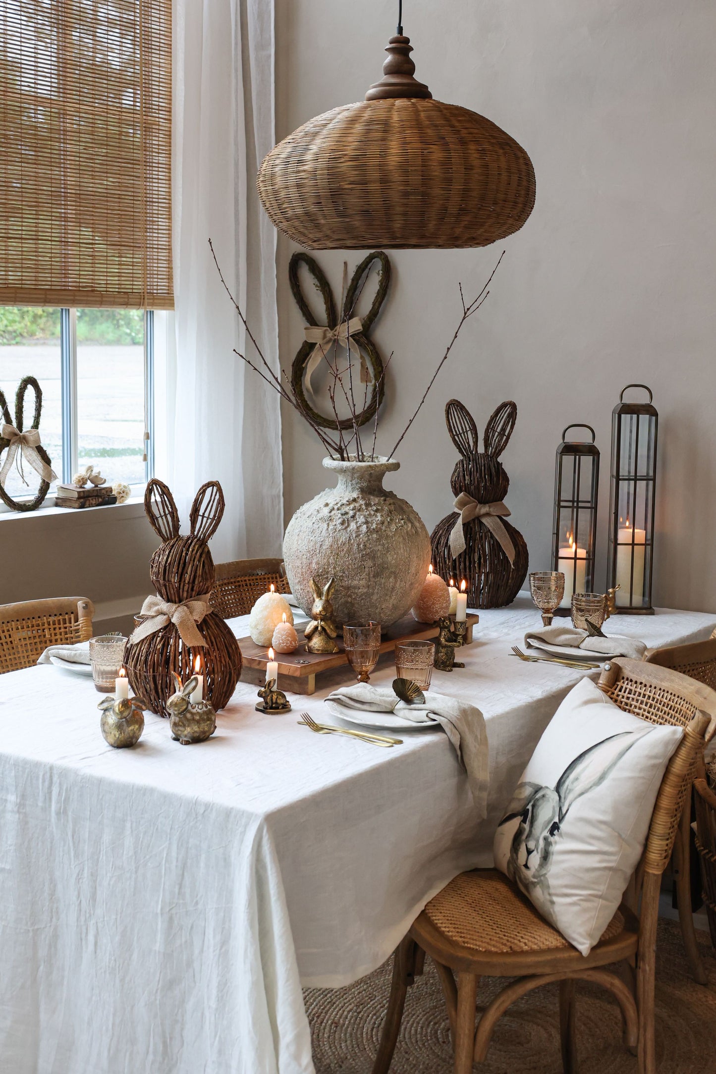 Kerzenständer mit Kaninchen von Chic Antique