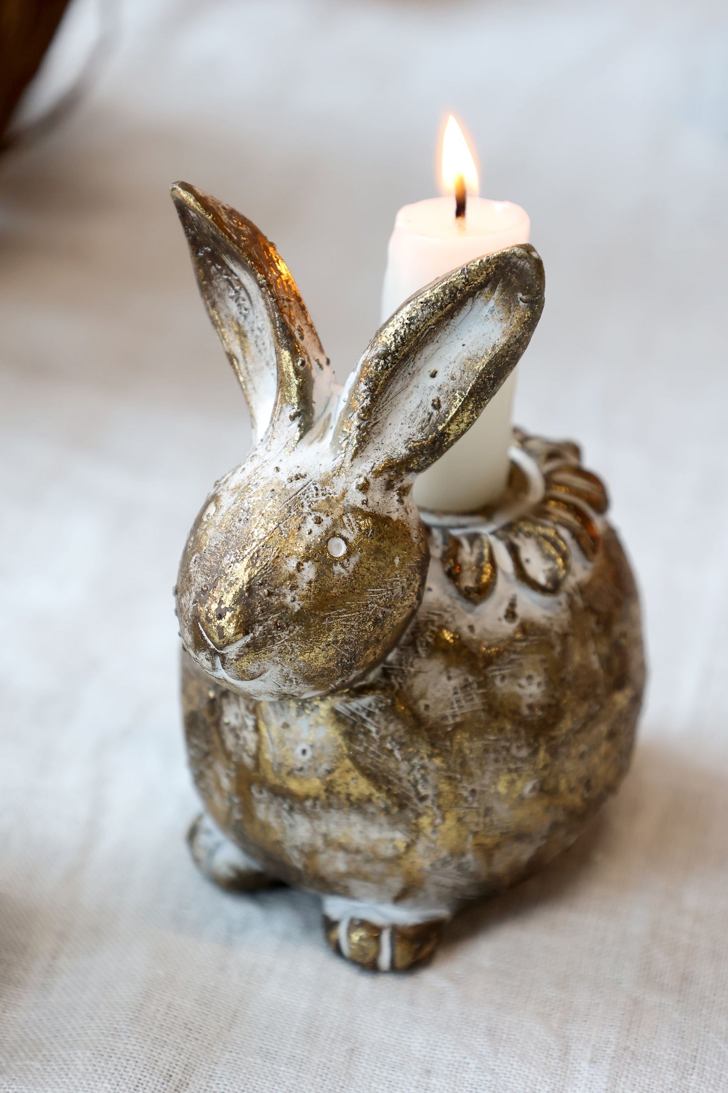 Kerzenständer Kaninchen von Chic Antique
