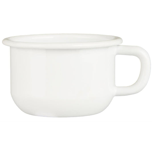 Tasse Emaille weiß von IB Laursen