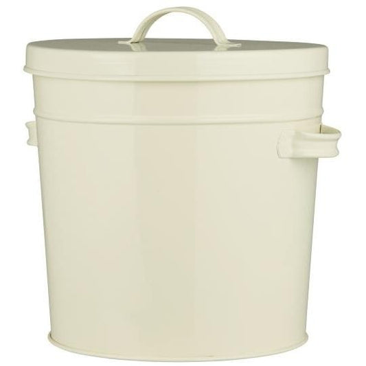 Eimer mit Deckel, creme, 5Ltr. von IB Laursen