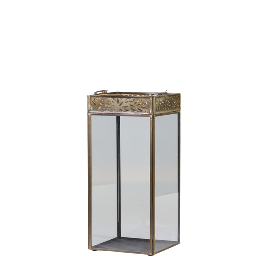 Laterne mit Dekorkante,groß oder klein von Chic Antique