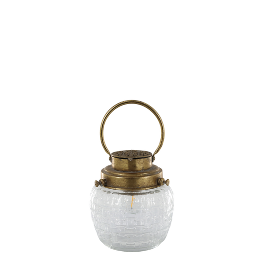 Französische Stalllaterne inkl. Birne & Timer von Chic Antique