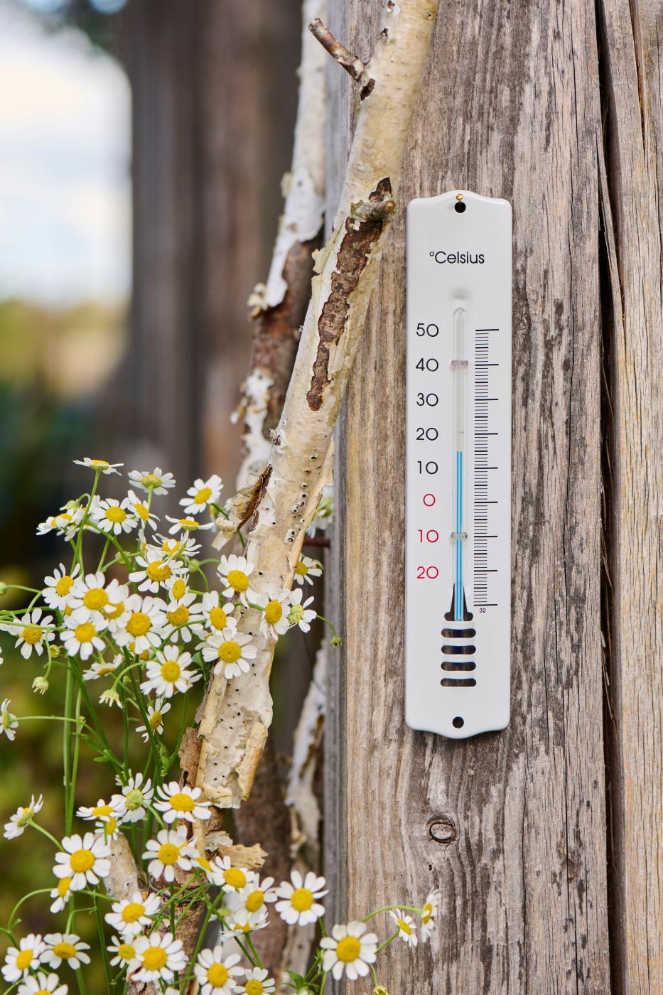 Thermometer f/Wand Emaille-Look von IB Laursen