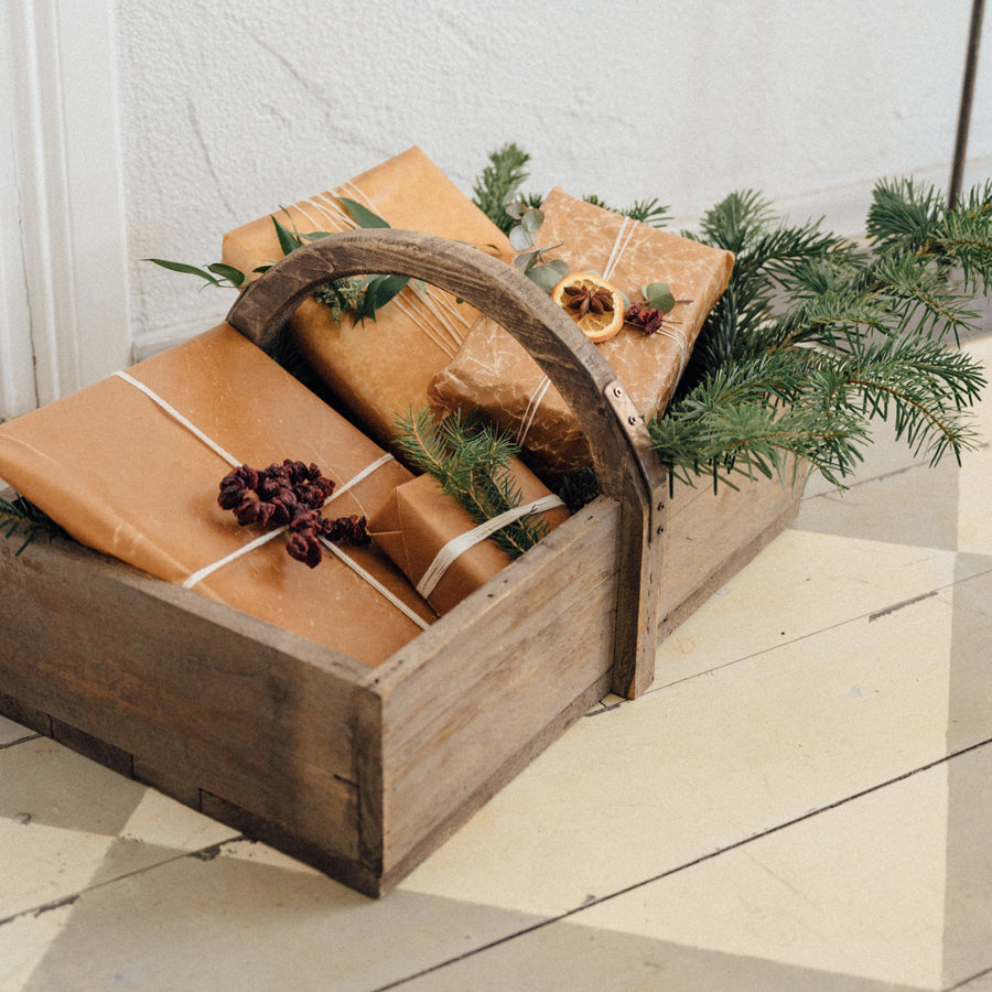 Wood Basket OAK von Miljögarden