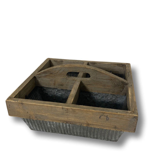 Wood and Metal Basket von Miljögarden