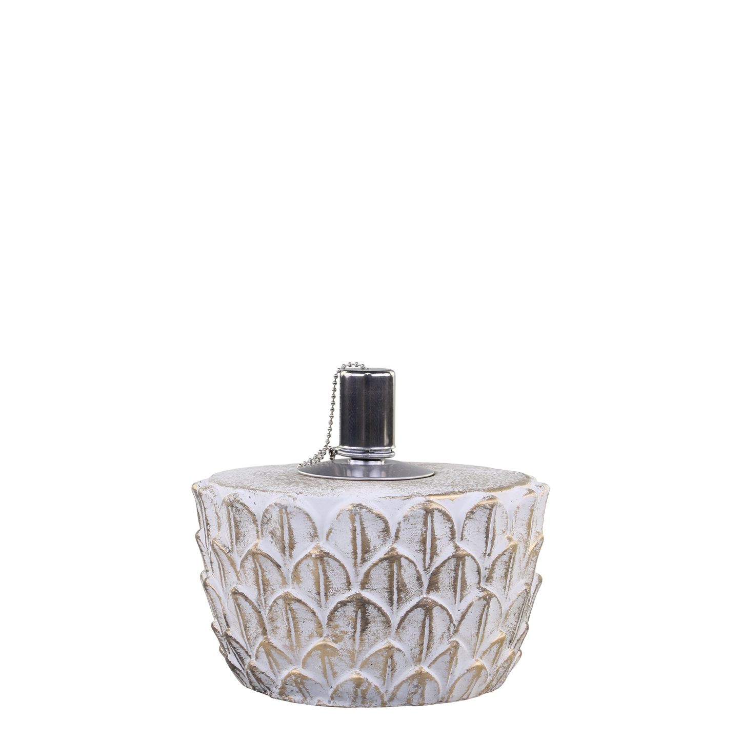 Vittel Öllampe m. Gold Muster von Chic Antique