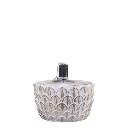 Vittel Öllampe m. Gold Muster von Chic Antique