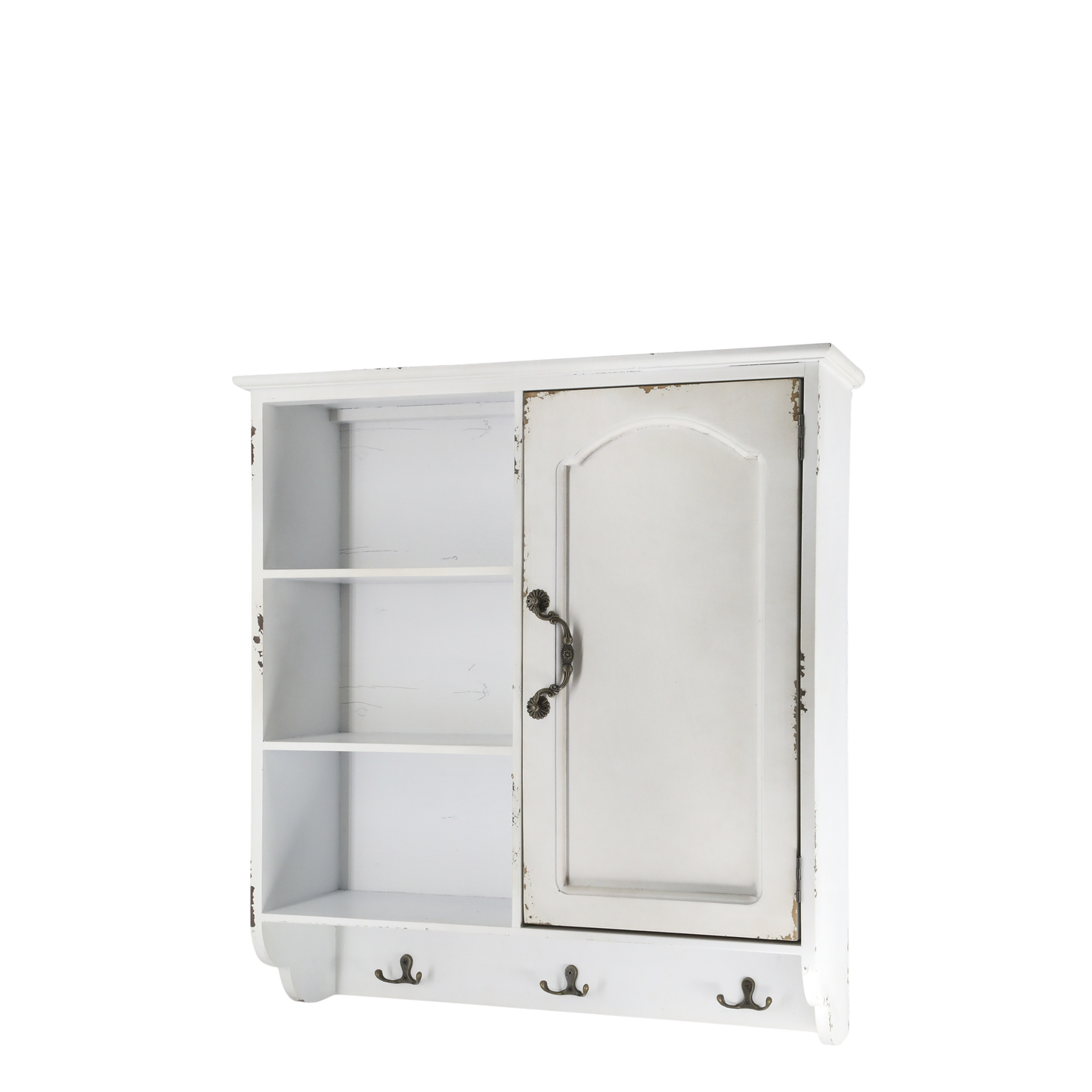 Schrank für Wand mit 1 Tür und 3 Ablagen von Chic Antique