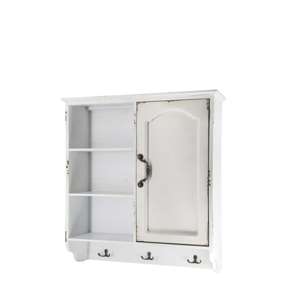 Schrank für Wand mit 1 Tür und 3 Ablagen von Chic Antique