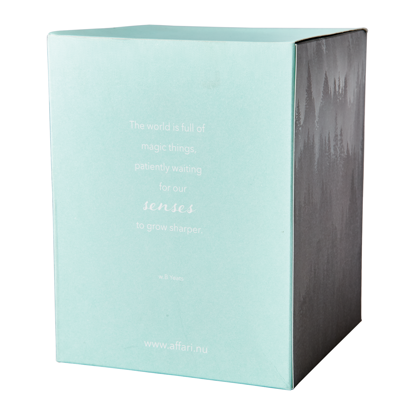 SENSE Duftkerze mit Glocke Sea salt & sage, Türkis