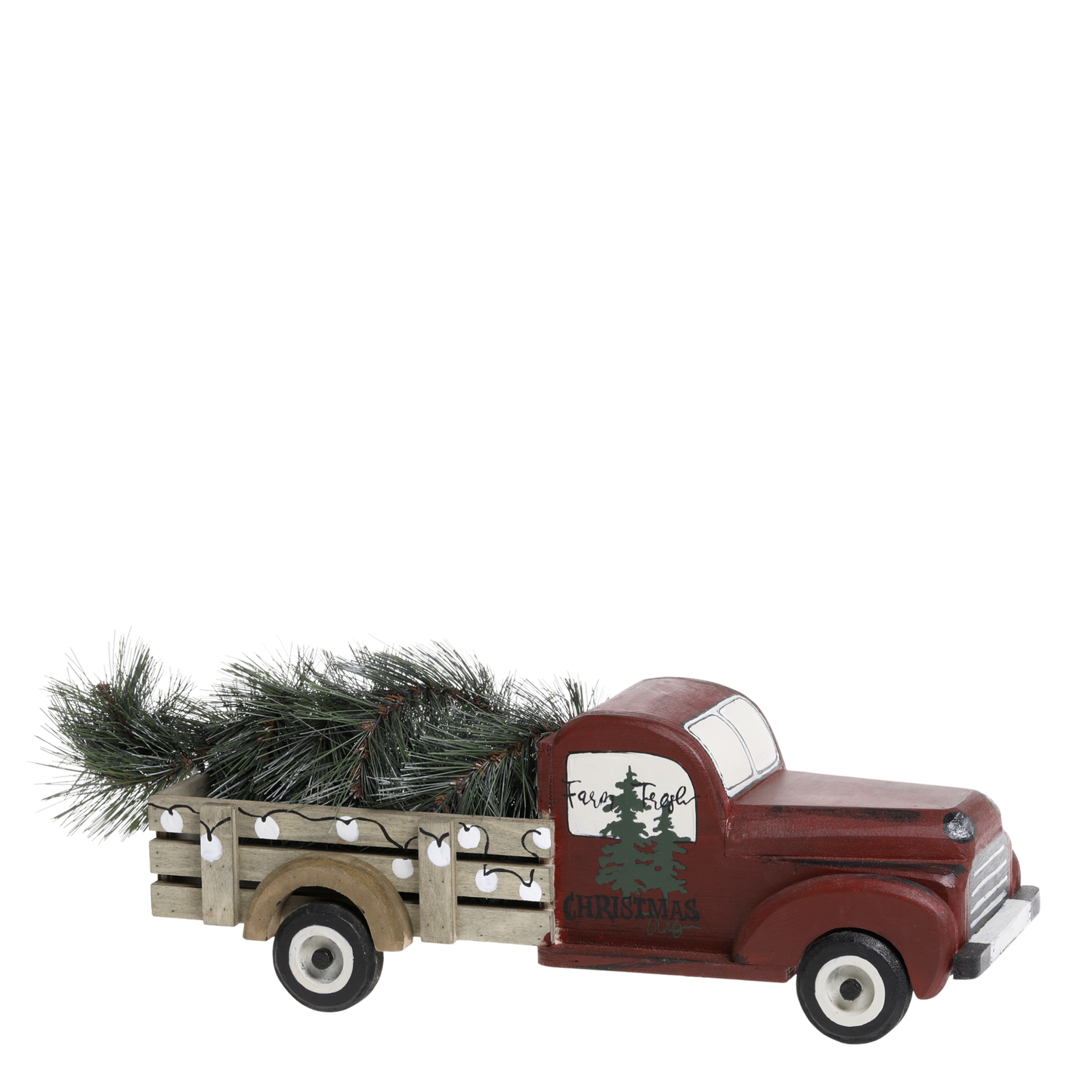 Vintage Auto mit Weihnachtsbaum von Chic Antique