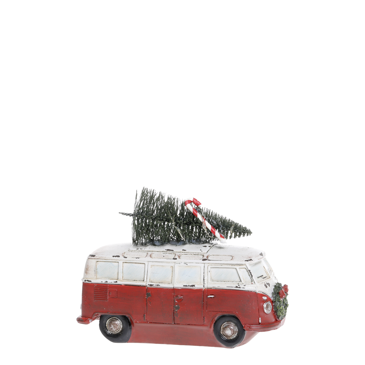Vintage Bus mit Weihnachtsbaum und LED von Chic Antique