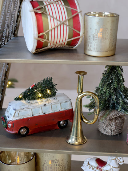Vintage Bus mit Weihnachtsbaum und LED von Chic Antique