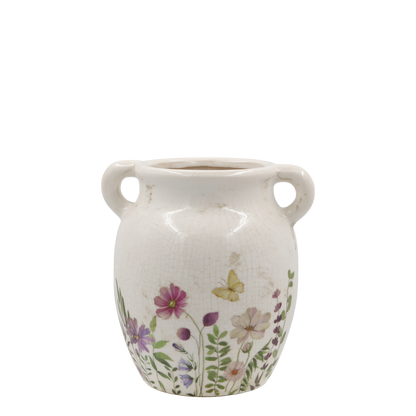 Avignon Kanne m. Blumenmotiv von Chic Antique