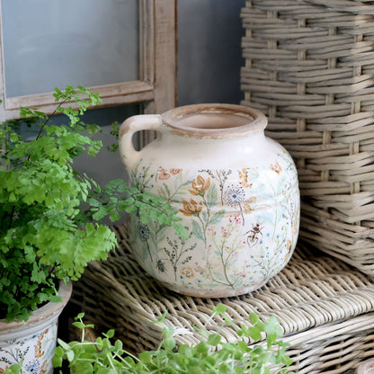 Maxime Kanne mit Blumenmuster von Chic Antique