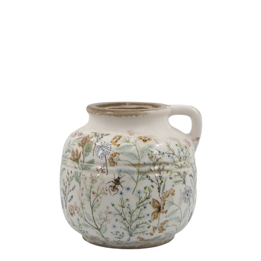 Maxime Kanne mit Blumenmuster von Chic Antique