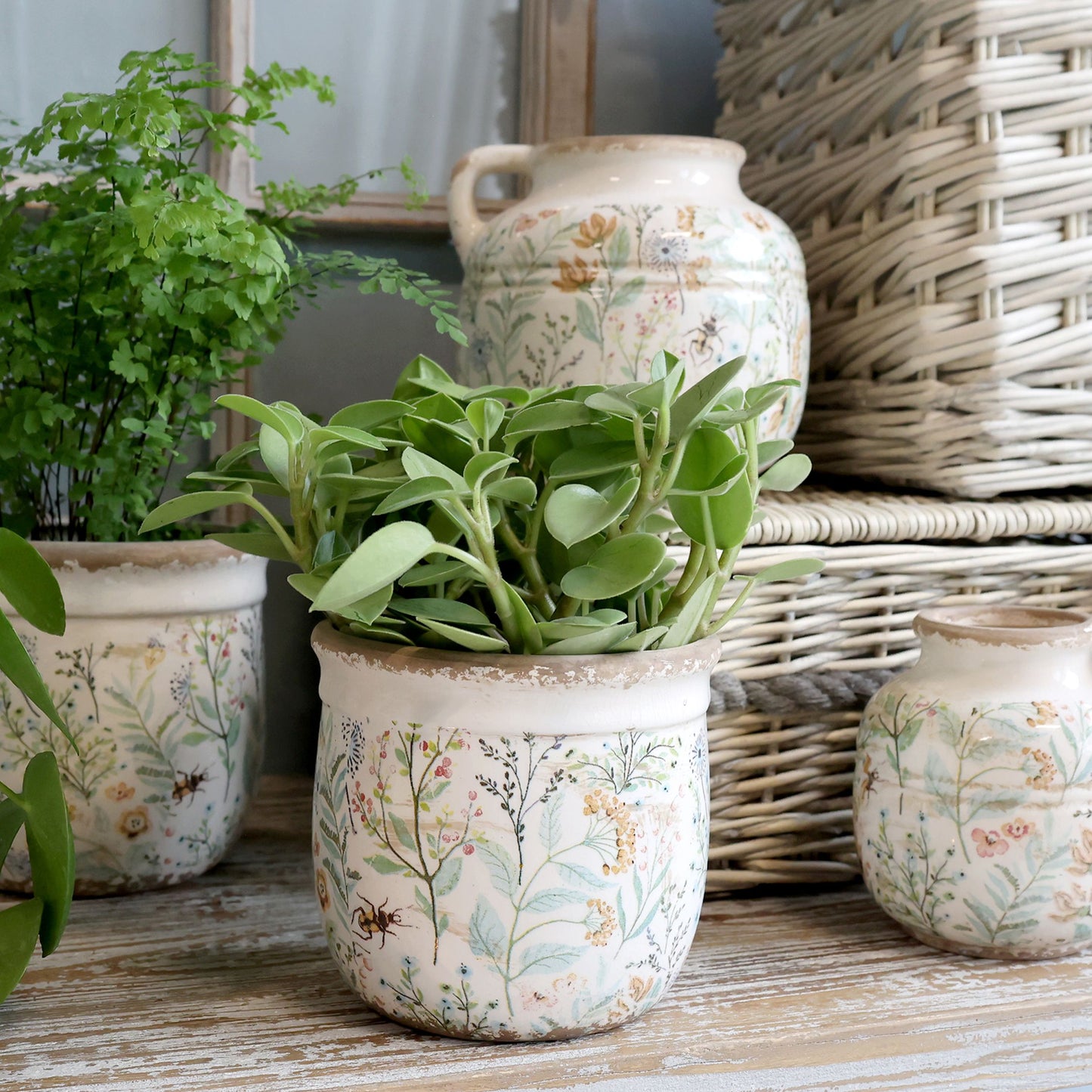 Maxime Übertopf mit Blumenmuster von Chic Antique (Kopie)