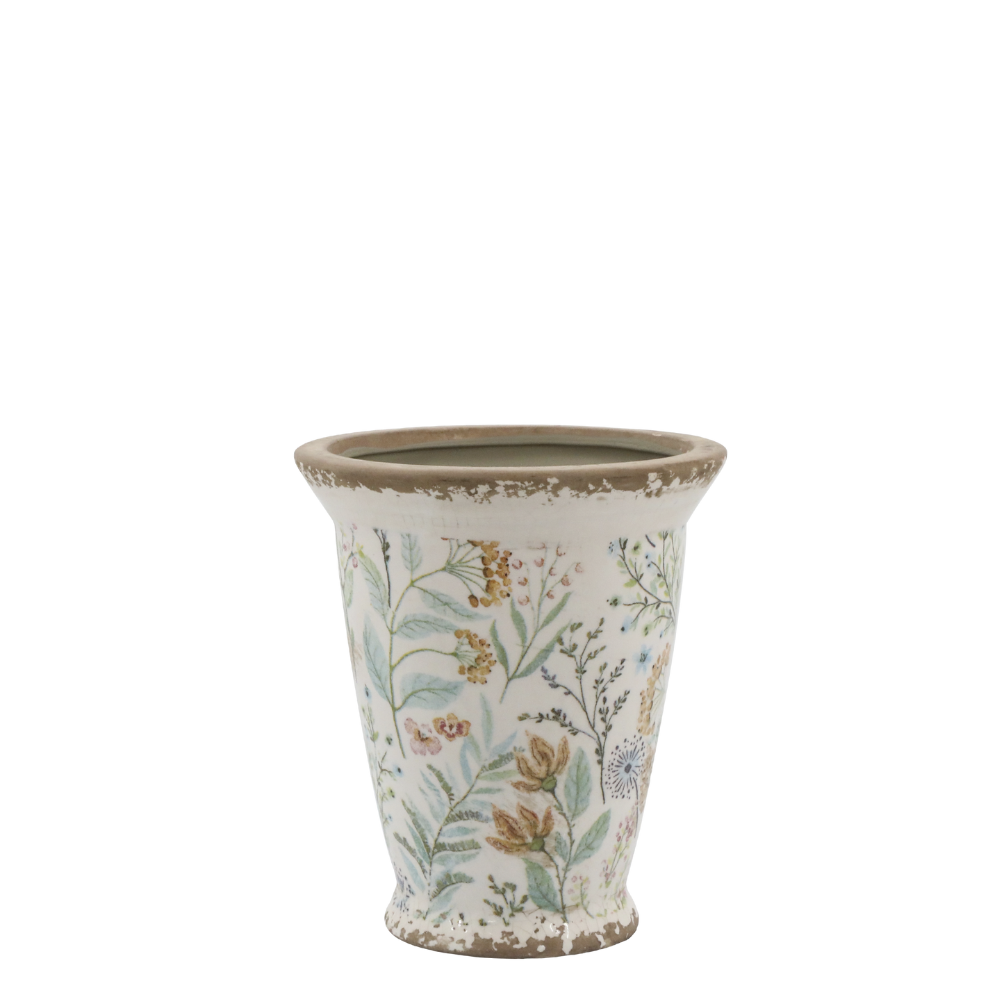 Maxime Übertopf mit Blumenmuster von Chic Antique