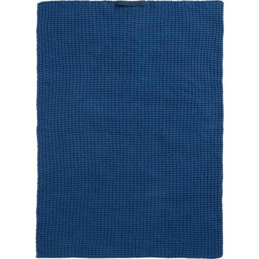 Handtuch dunkelblau gestrickt von IB Laursen