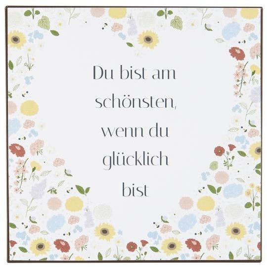 Metallschild, du bist am schönsten...von IB Laursen