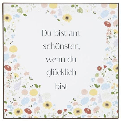 Metallschild, du bist am schönsten...von IB Laursen