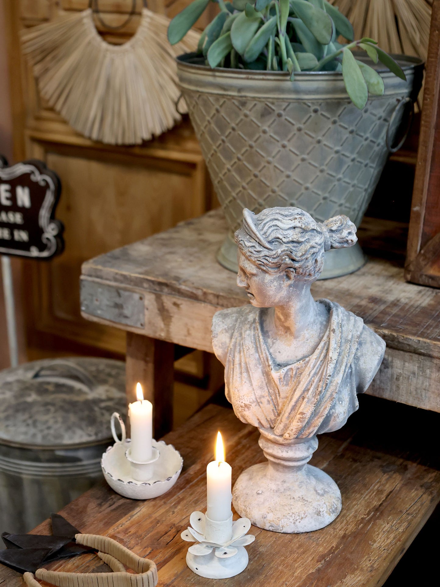 Kammerleuchter für mini Stabkerzen von Chic Antique