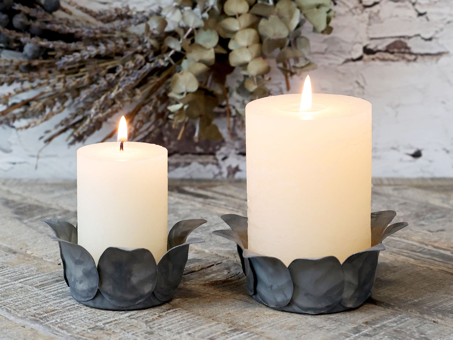 Kerzenständer für Stumpenkerze von Chic Antique