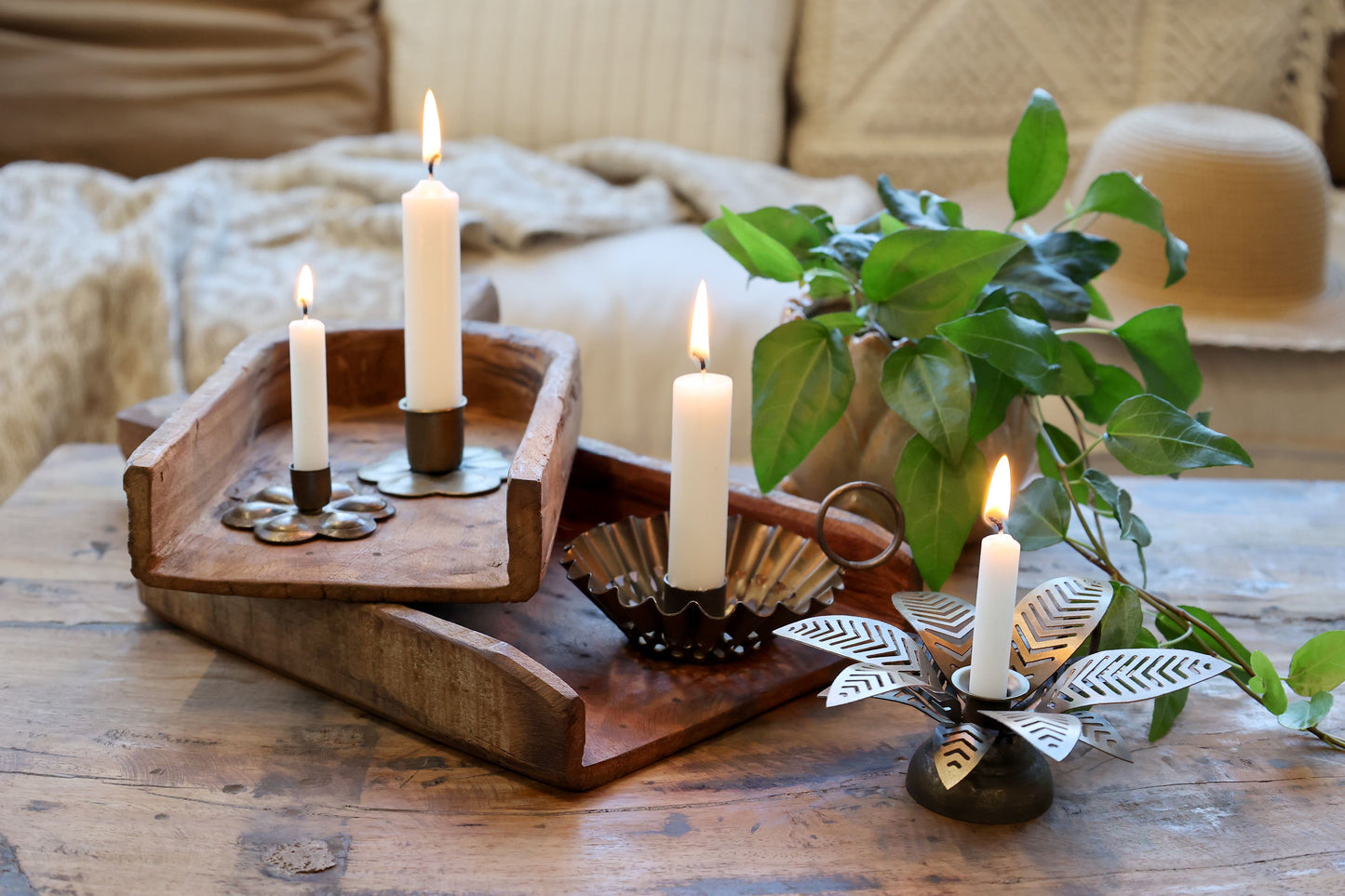 Kerzenständer für mini Stabkerzen von Chic Antique