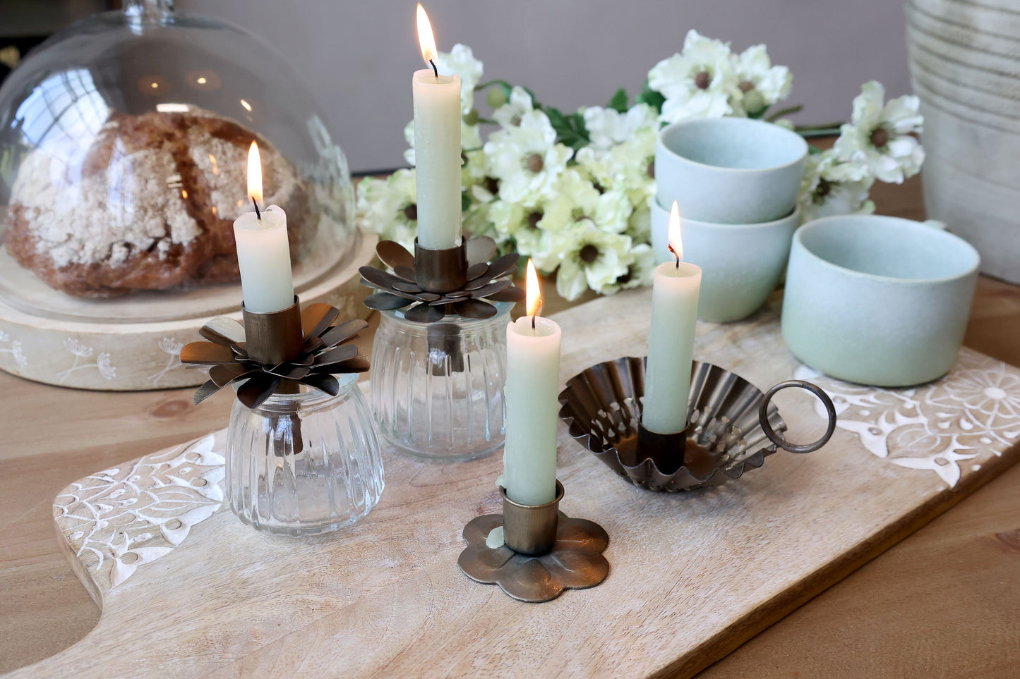 Kerzenständer für mini Stabkerzen von Chic Antique