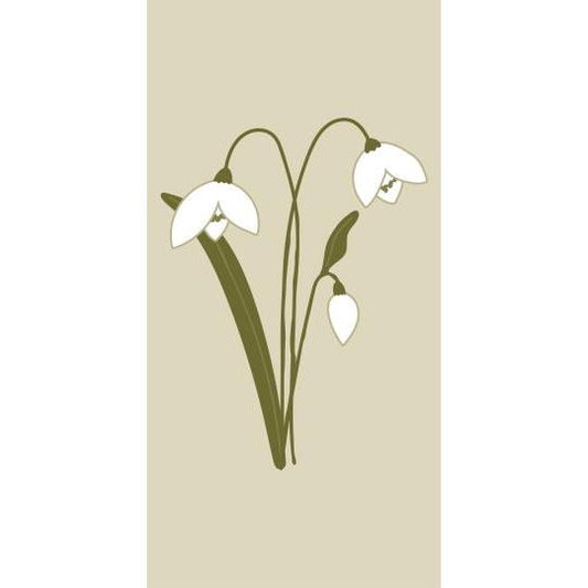Serviette Schneeglöckchen 16 Stck von IB Laursen