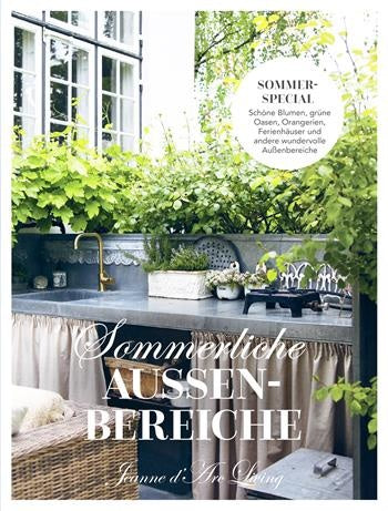 Sommerliche Außenbereiche von Jeanne d'Arc Living